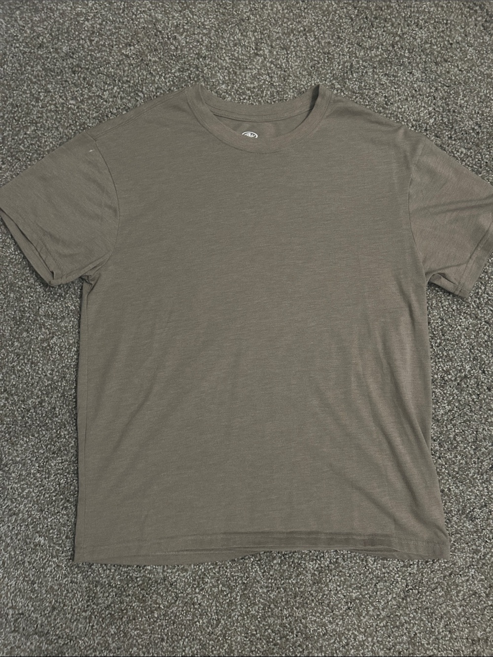 Athletic Works Men's Short Sleeve Crew Tee in Olive Drab